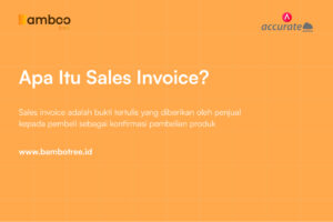 apa itu sales invoice