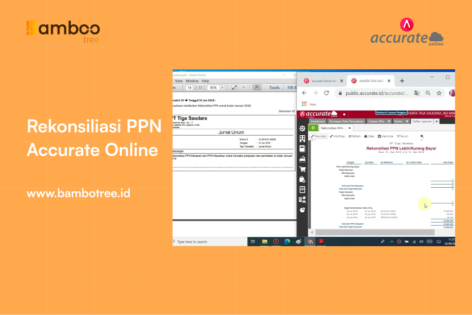 rekonsiliasi ppn accurate online